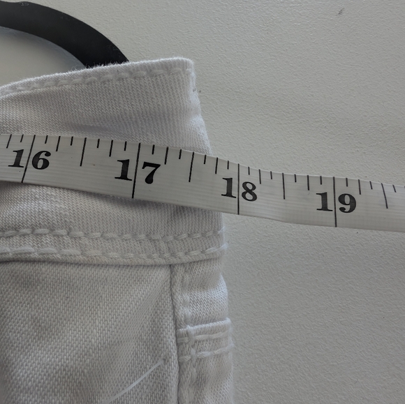 New!! Soho White Metallic Gold Splatter Jeans Size 16 - Picture 6 of 8